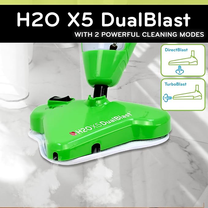 H2O X5 Steam Mop 5-in-1 DualBlast and Handheld Steamer Cleaner - Image 4