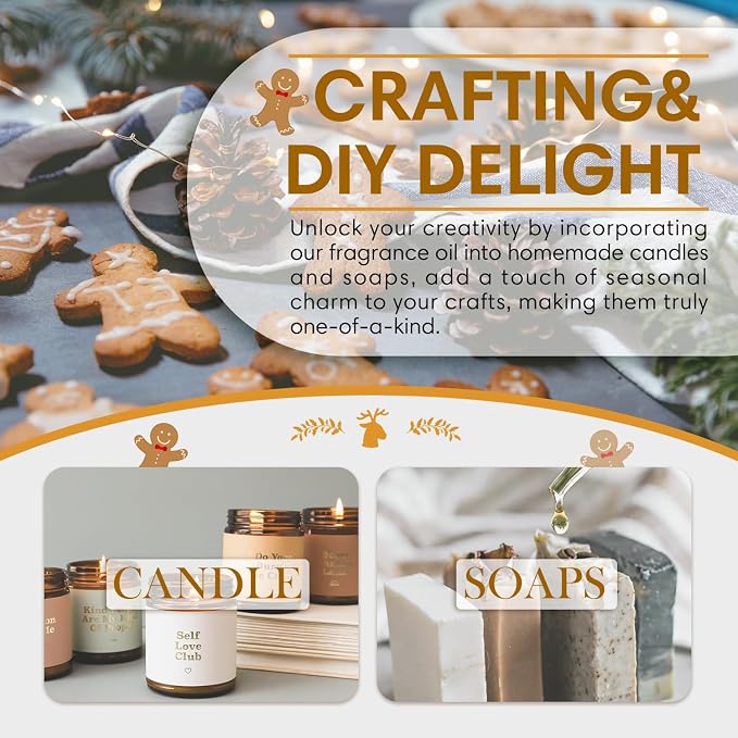 SALKING Gingerbread Fragrance Oil, 120ml Premium Essential Oils - Image 5