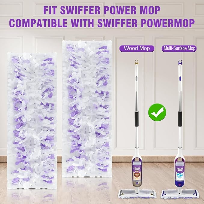 48 Pack Disposable Power Mop Refills Pads Compatible - Image 2
