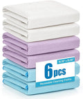 Nanoscale Microfiber Cloths 15.55”x 15.55”, Glass Window Mirror Stainless Steel by Tekswip