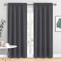 DWCN Blackout Curtains for Bedroom 84 Inch Length 2 Panels Set, Solid Thermal by DWCN