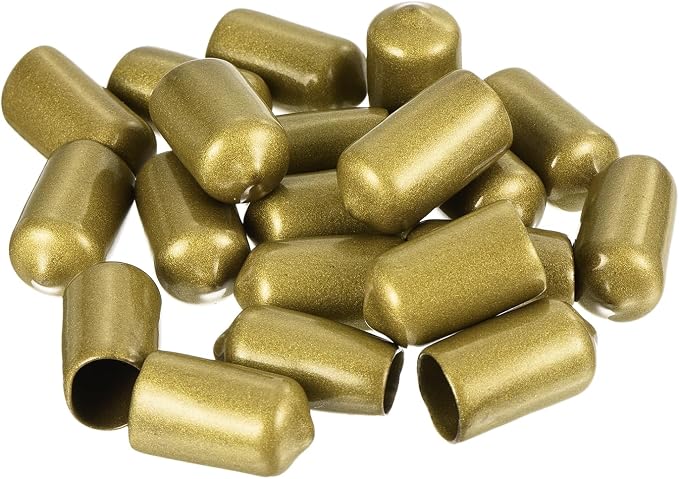 uxcell 20pcs Rubber End Caps 11.5mm ID Vinyl Round Tube Bolt Cap Cover Thread - Image 4