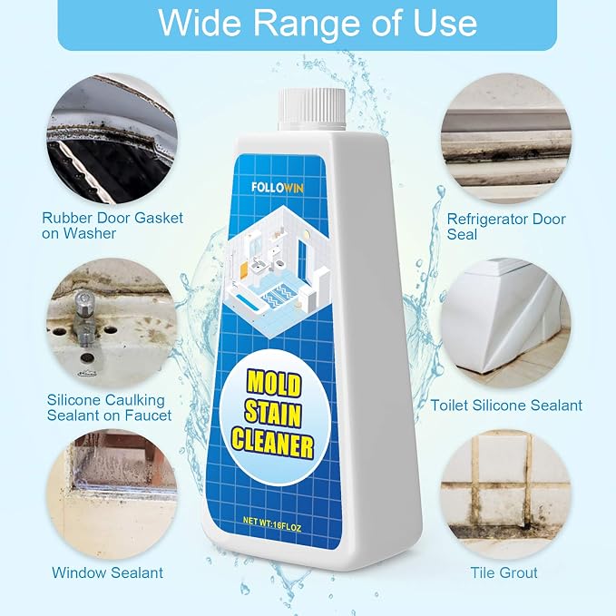 FOLLOWIN Mold and Mildew Stains Cleaner Gel 16oz - Image 3
