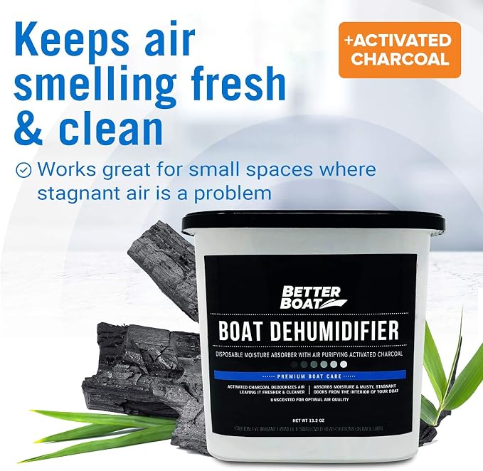 Moisture Absorber and Boat Dehumidifier, Charcoal Odor Remover - Image 7