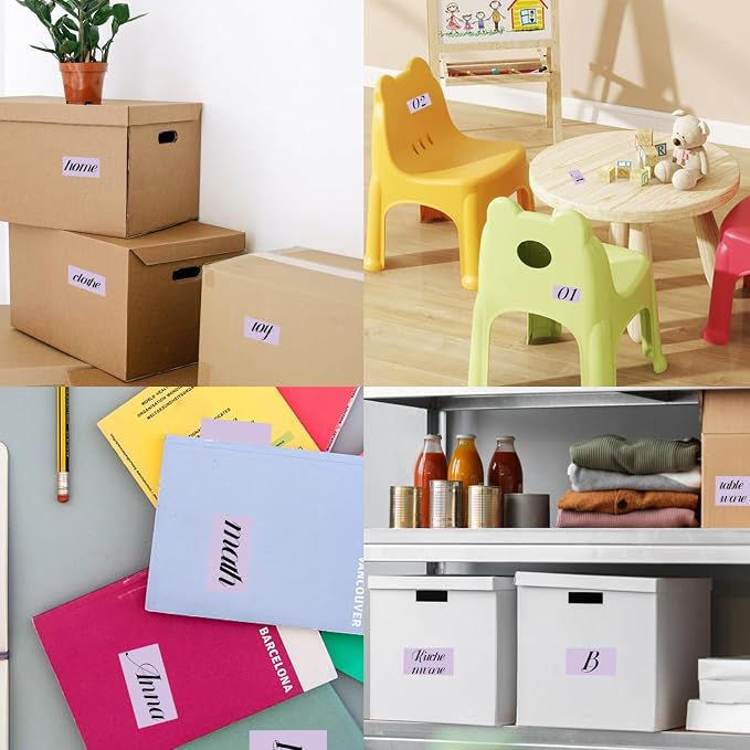 STARLIBOO Colored Labels Stickers 3 x 2 Inch, Rectangle Moving Labels Stickers - Image 6