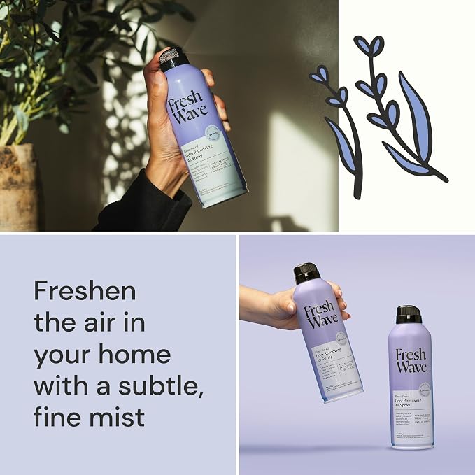Fresh Wave Lavender Odor Eliminator Spray & Air Freshener, 8 oz. | Pack of 2 | - Image 3