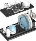 Small Dish Drying Rack, Compact Sink Dish Drainer Plate Organizer by CHLORYARD
