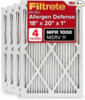 Filtrete 18x20x1 AC Furnace Air Filter, MERV 11, MPR 1000, Micro Allergen by Filtrete