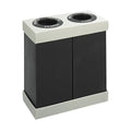 Safco Trash Can Recycle Bin Combo, 28 Gallon Each, At Your Disposal Recycling by SafcoProducts