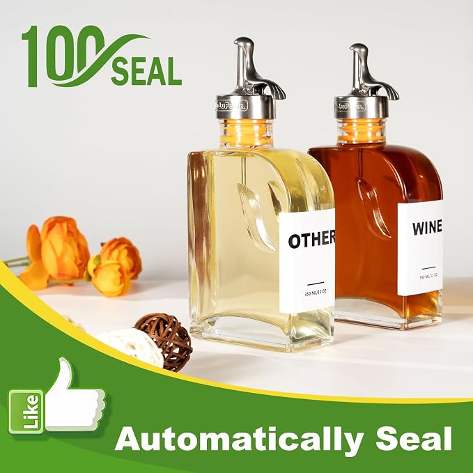 Glass Olive Oil Dispenser Bottle - Image 5