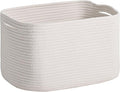 Woven Cotton Rope Storage Basket by ICERZCZ