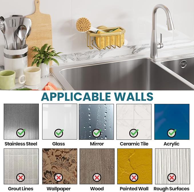 TAILI Sponge Holder for Kitchen Sink - Image 9