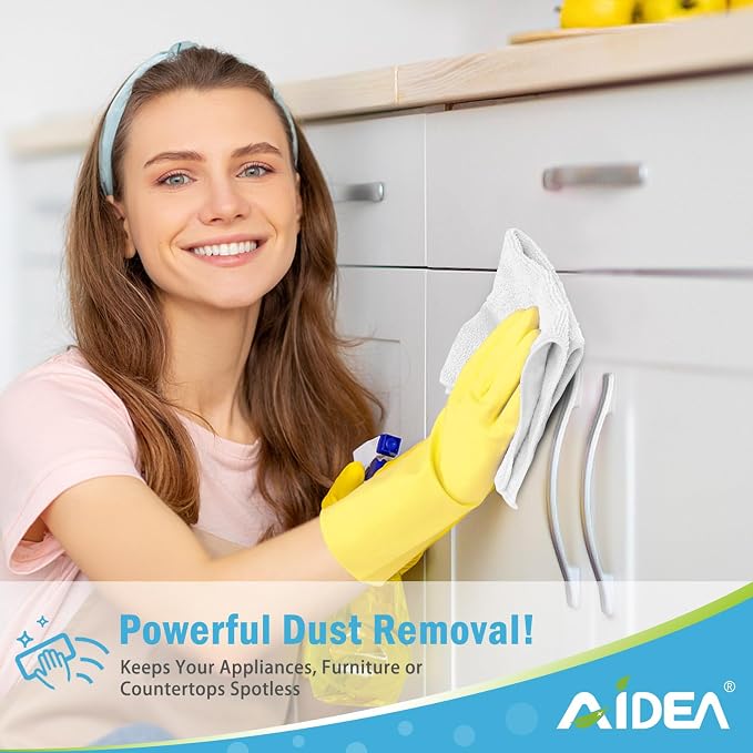 AIDEA Microfiber Cleaning Cloth-50PK, Soft Microfiber Towels - Image 4