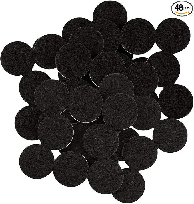 SOFTTOUCH 4799095N Heavy Duty 1 Inch Felt Furniture Pads to Protect Hardwood by SOFTTOUCH
