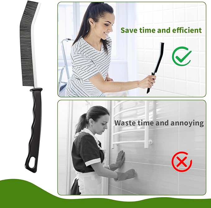 Crevice Cleaning Brush, Hard Bristle Crevice Brush - Image 4