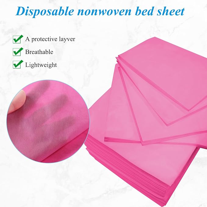 100Pcs Disposable Massage Table Sheets 31.5" x 71" Non-Woven Fabric Bed Covers - Image 5