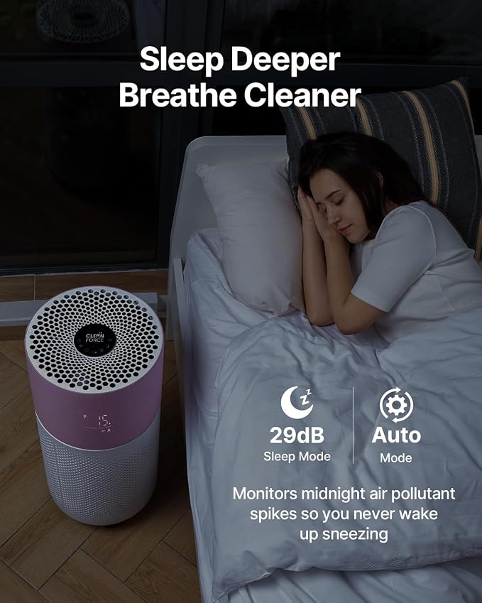 CleanForce Air Purifier for Home Large Room up to 2550 ft², Swiss Sanitized - Image 8