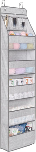 Univivi 6-Shelf Over Door Hanging Organizer Fabric Baby Door Storage by Univivi