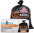Contractor Garbage Bags 55 Gallon, Extra Large Trash Liners Construction by Mini+n+Mod