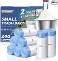 240 Count 2 Gallon Trash Bags Drawstring by TFORING%C2%AE