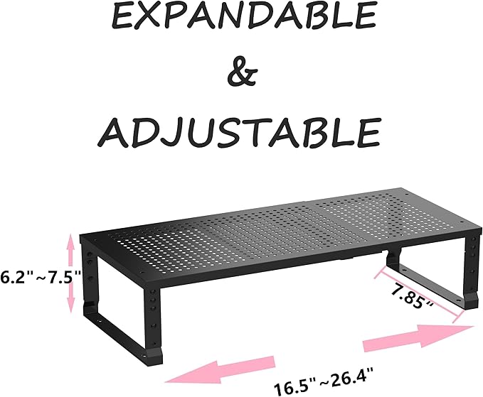 Metal Stackable Expandable Storage Shelf - Image 3