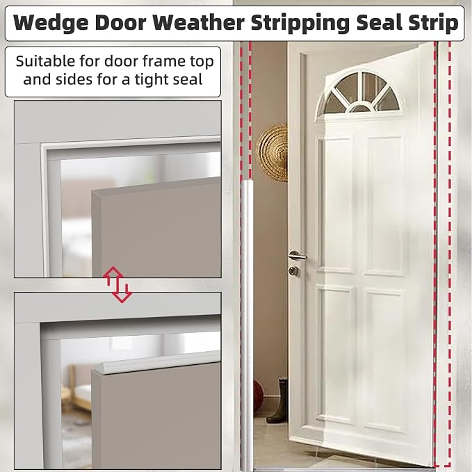 9.8 Ft Weather Stripping Seal Strip - Image 5