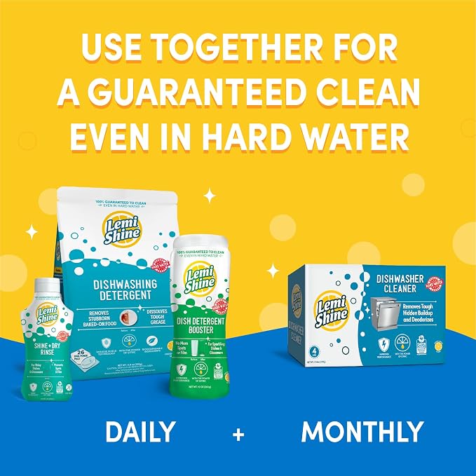Lemi Shine Dish Detergent Booster, Hard Water Stain Remover - Image 7