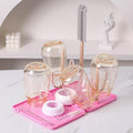 Baby Bottle Drying Rack -Travel Baby Bottle Drying Rack Set, Cleaner Kit by DIJIAMEIYA