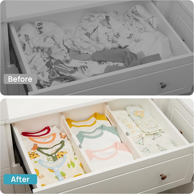 Vtopmart 4 Pack Drawer Dividers - Image 5