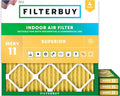 Filterbuy 17x17x1 Air Filter MERV 11 Allergen Defense Replacement, by Filterbuy