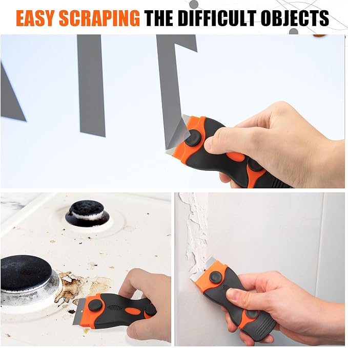 6 Pack Razor Blade Scraper Tool, Razor Scraper, Paint Scraper - Image 7