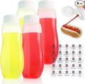 Condiment Squeeze Bottles for Ketchup Hot Sauce Liquids Oil by Nacxbwer