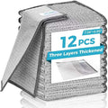 Forggon12 Pcs New Upgrade 3-Layer Metal Dish Cloth, No Scratches and No Odor by Unknown
