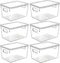 Clear Plastic Storage Bins by CONTROLKITCHEN