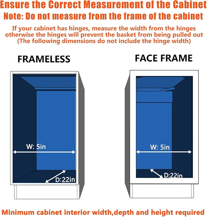 ROOMTEC Pull Out Cabinet Organizer, 1 Tier Black, Kitchen Cabinet Organizers - Image 4
