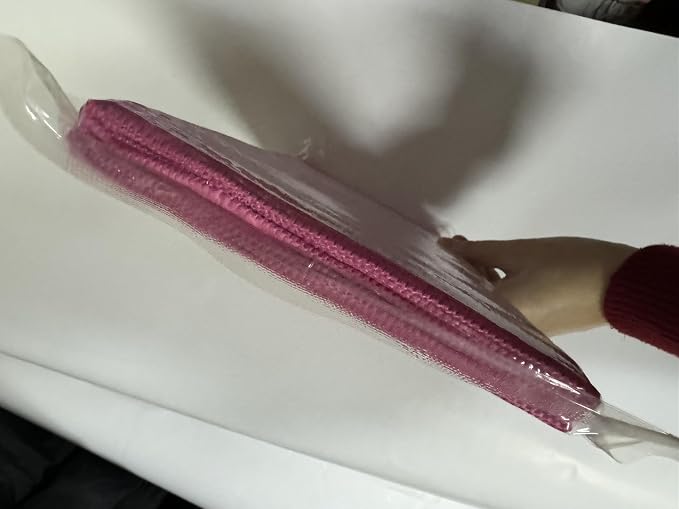Pink Microfiber Cleaning Cloth 13"x13", Ultra Soft Absorbent Microfiber - Image 12