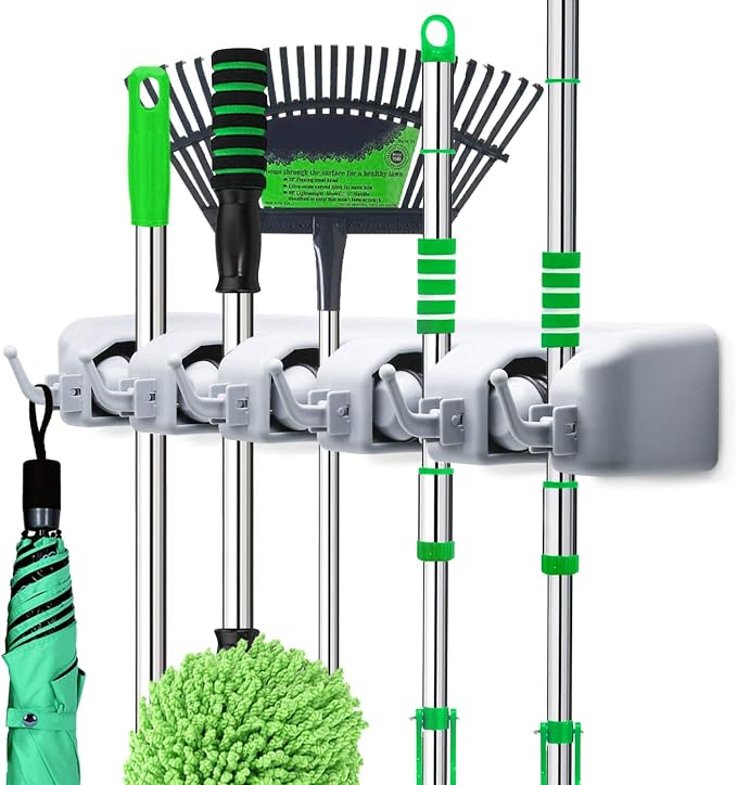 LETMY Broom Holder Wall Mounted by Letmy