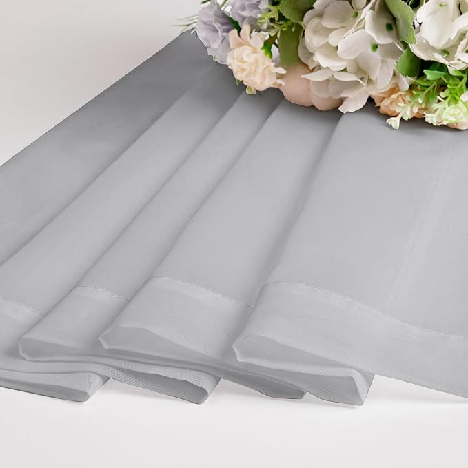 Chyhomenyc Sheer Light Grey Valances - Image 6