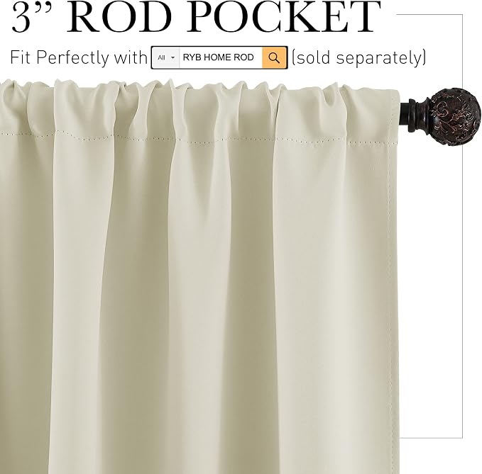RYB HOME RV Curtains for Camper Windows - Image 2