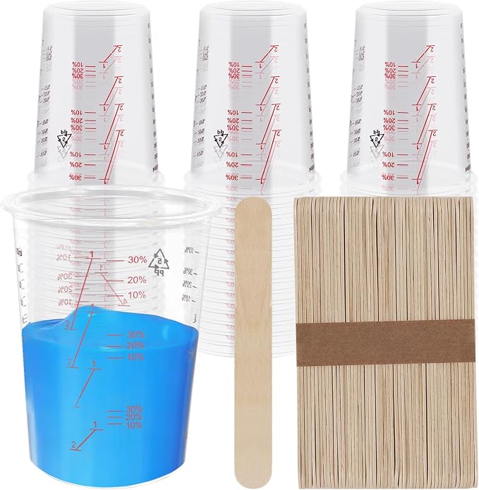 50-Pack Mixing Cups Set Paint Mixing Cups 20 oz by AOOTOOSPORT