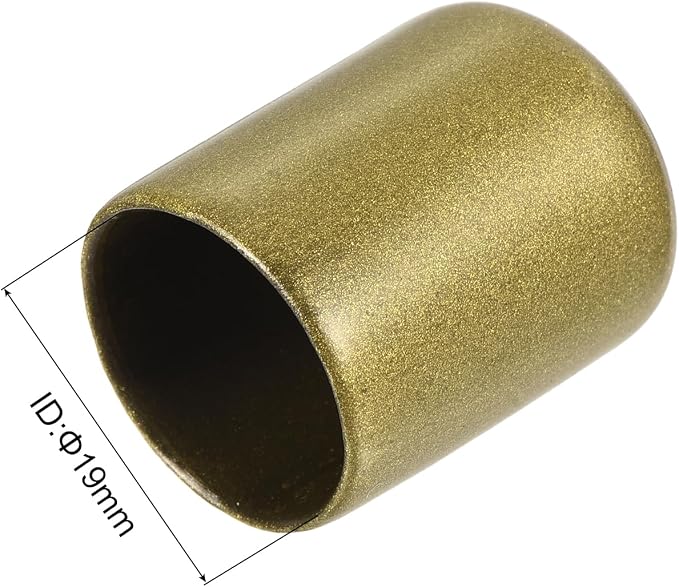 uxcell 20pcs Rubber End Caps 3/4" ID Vinyl Round Tube Bolt Cap Cover Thread - Image 3