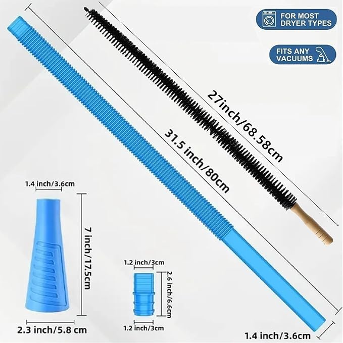Universal Dryer Vent Cleaner Kit Compatible - Image 4