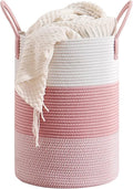 CLHMILY&Z 60L Laundry Basket Round Storage Rope Basket by ClhmilyZ
