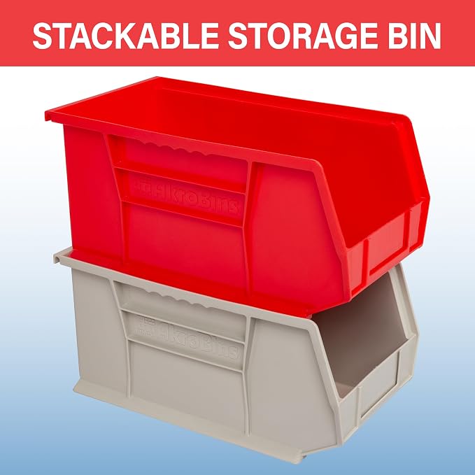 Akro-Mils 30240 AkroBins Plastic Storage Bins, Space-Saving Stackable Bins - Image 4