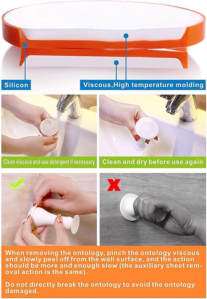 Magnetic Door Stopper Self Adhesive, Silicone Door Stop Holder Wall Mount - Image 7