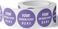 150 Custom Circle/Square BOPP Roll Labels- Personalized Stickers by SUNSHINESTICKERS