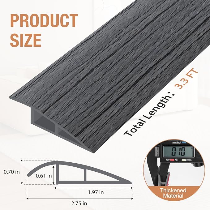 Floor Transition Strip Self Adhesive Vinyl Door Threshold - Image 5