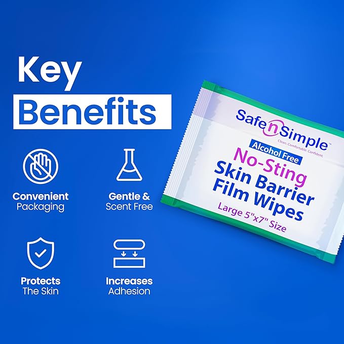 Safe n' Simple Skin Barrier Wipes - Image 6
