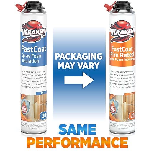 Kraken Bond Fastcoat Fire Rated Spray Foam Insulation Closed Cell in a Can 360 - Image 5