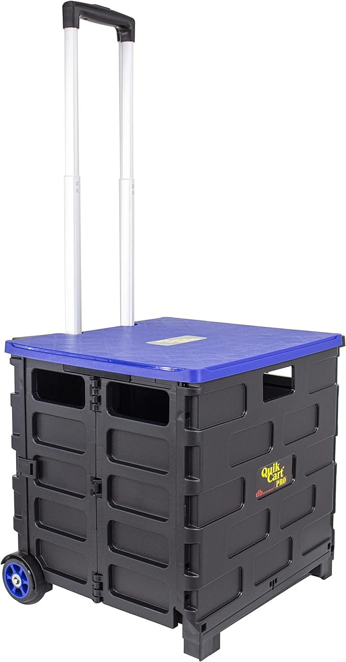 dbest products Quik Cart Pro Wheeled Rolling Crate Teacher Utility by dbestproductsInc